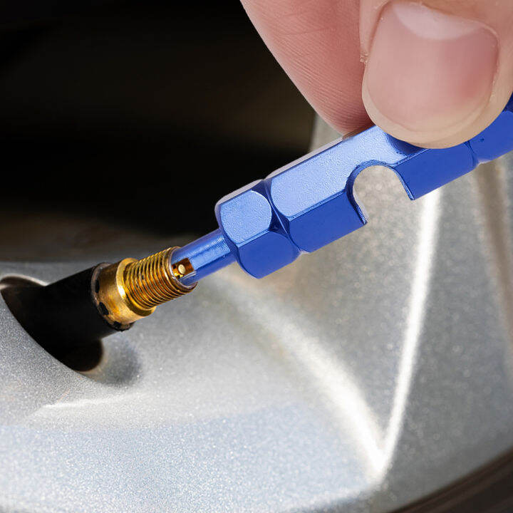 Bicycle Tire Nozzle Wrench Valve Core Disassembly Tool Double Head