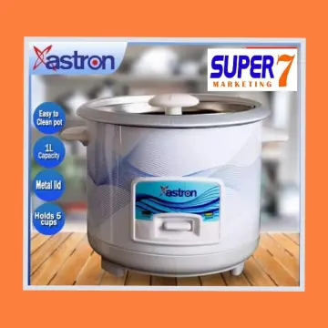 Astron QUICKPOT 1.8L Blue Multipurpose electric cooker, 450W, dry heat  protection, safe to touch, nonstick teflon coated surface