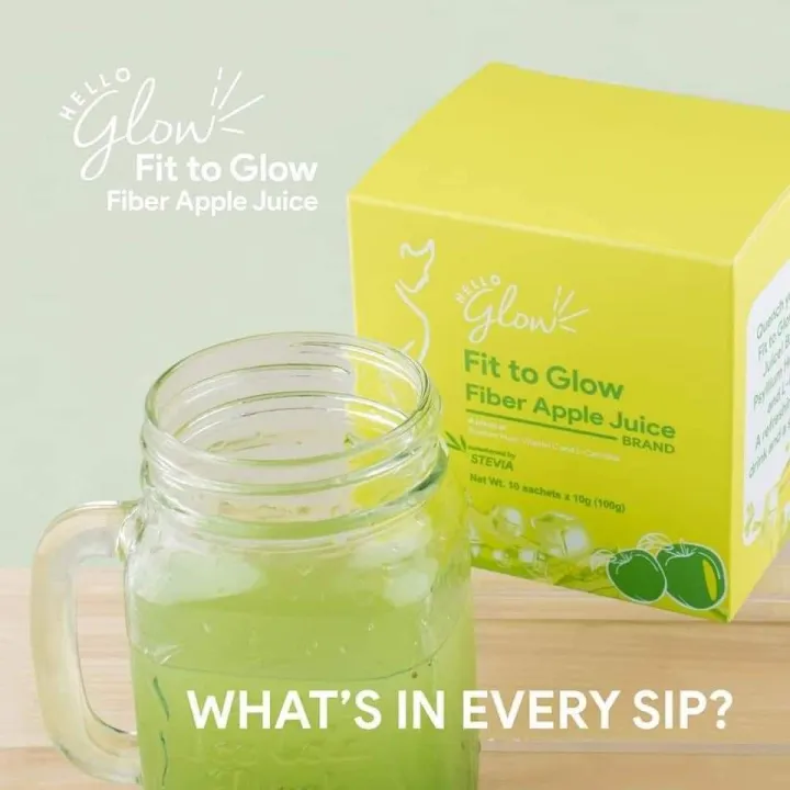 Fit to Glow Fiber Apple Juice Lazada PH