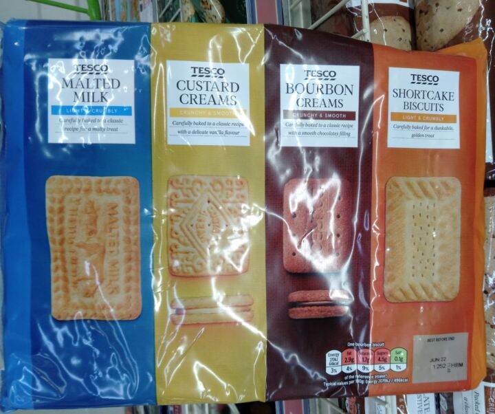 Tesco Variety Pack Biscuits 700g. Lazada PH