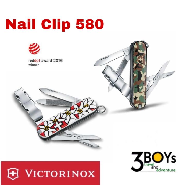 กรรไกรตัดเล็บ-victorinox-nail-clip-580-กรรไกรตัดเล็บสวิส-8-ฟังก์ชั่น-รวมมีดและตะไบเล็บ-0-6463