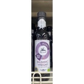 Organic Balsamic Vinegar (ALCENERO) 250 Ml.  ออร์แกนิค แบลซามิค เวเนก้า อ๊อฟโมเดน่า