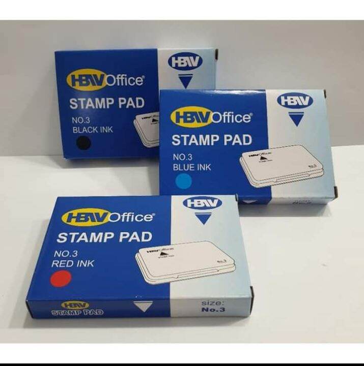 NYNZ Stamp Ink Pad No. 1 2 3 & 4 Assorted Brand Lazada PH