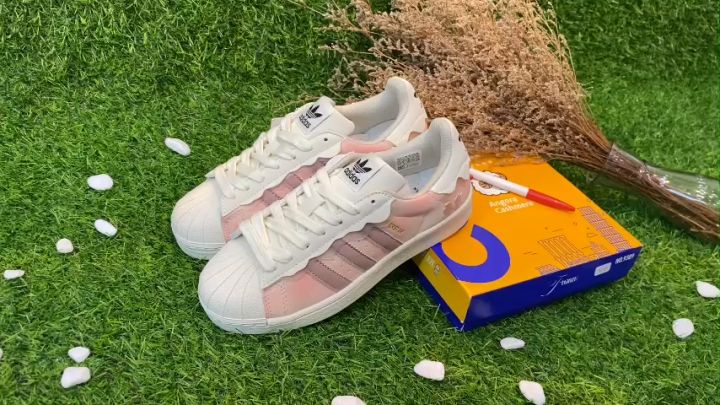 Adidas Superstar Pink washed-out color Sneakers - Women's Fashion Shoes.  size 36-39 