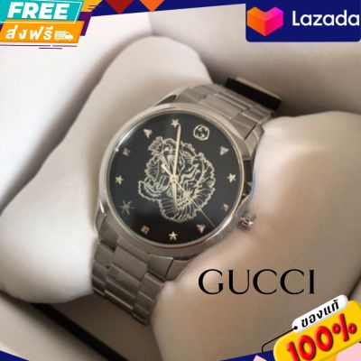 ออก Shop USA New Gucci G Timeless Watch
หน้าปัดดำลายเสือ ขนาด 38mm.