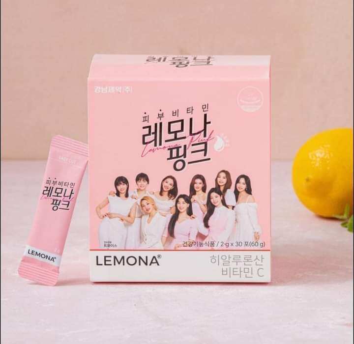 Authentic LEMONA Pink Skin Vitamin C Powder Drink(30sticks) Lazada PH
