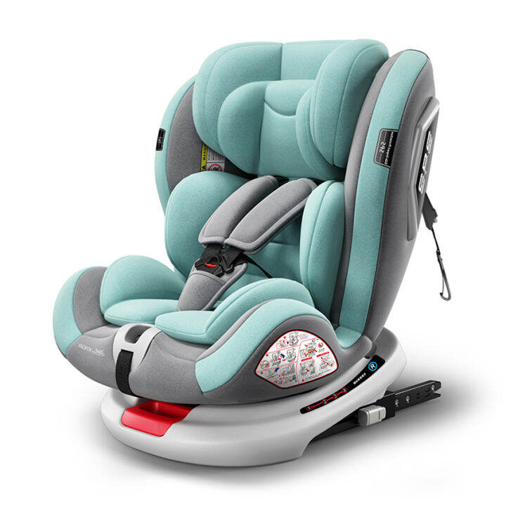 คาร์ซีทเด็กทารก มี Isofix / Isofix+Latch คาร์ซีท Car Seat สำหรับเด็กอายุ  0-12 ปี คาร์ซีทพกพา คาร์ซีทเด็กเล็ก หมุนได้ 360 องศา เบาะคาร์ซีท  เบาะนั่งในรถ | Lazada.Co.Th