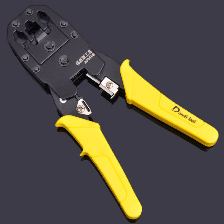 Deweiss Cable Pliers ThreeHead Network Cable Cable Clamp Pliers