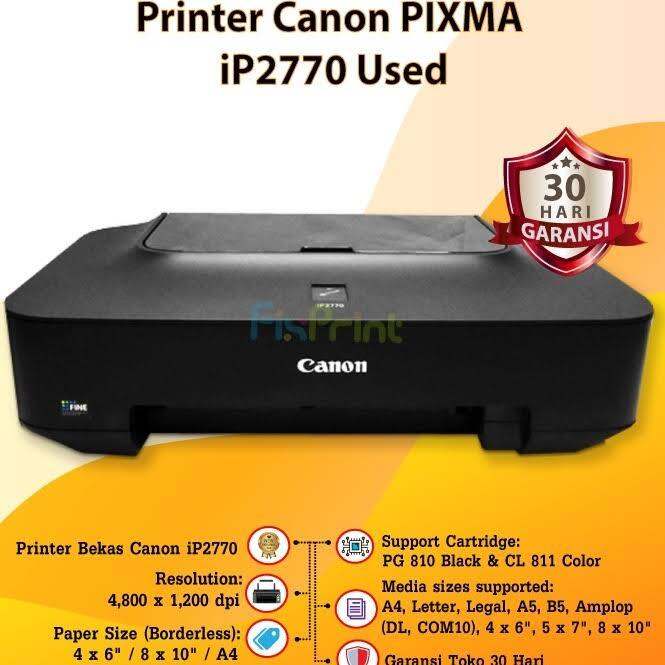 Printer Canon Ip2770 Ip 2770 Tanpa Catridge Lazada Indonesia