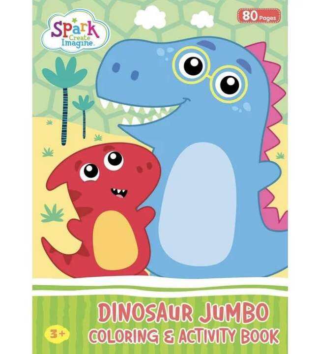 Dinosaur Jumbo Coloring Book, 80 Pages | Lazada PH