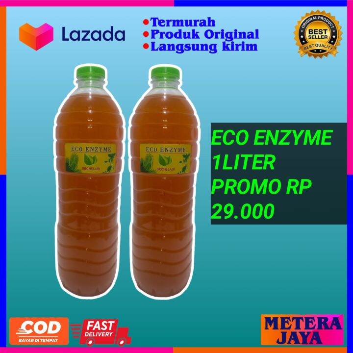 ECO ENZYME BROMELAIN 1LITER,pestisida organik,bakterisida organik,pupuk