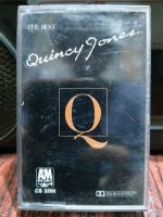 เทปเพลงสากล Quincy Jones The best 1981 Jazz Bossa nova Old press Cassette tape ปก-ม้วนสภาพดี ฟังได้ปกติ เทปคาสเซ็ท ของสะสม