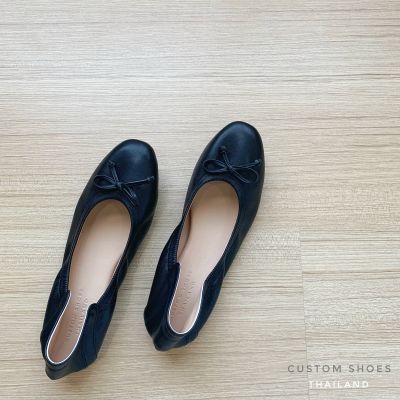 รองเท้าผู้หญิง รุ่นแฟลตบัลเล่ต์ สีดำ นุ่มมากก Made in thailand