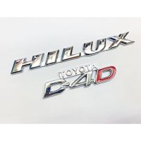 โลโก้ hilux  toyoa D4D   1 คู่ ของรุ่น tiger