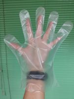 ถุงมือพลาสติกใส 100 ชิ้น Disposable plastic gloves ถุงมือทำอาหาร  ใหญ่ ยาวคลุมถึงข้อมือ ผลิตโดยประเทศไทย