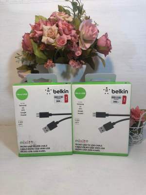 🍃🌸สายดาต้า Belkin micro-usb to usb cable# ยาว 1.2 M / 4 FT🌸🍃