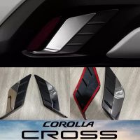 คิ้วกันชนหลัง Corolla CROSS สีโครเมียม-ดำ