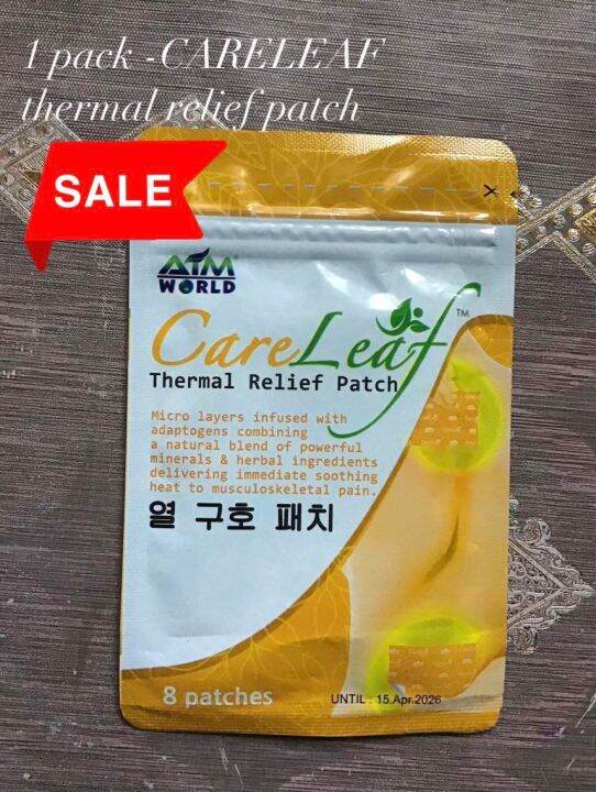 Careleaf Thermal relief Patch Lazada PH