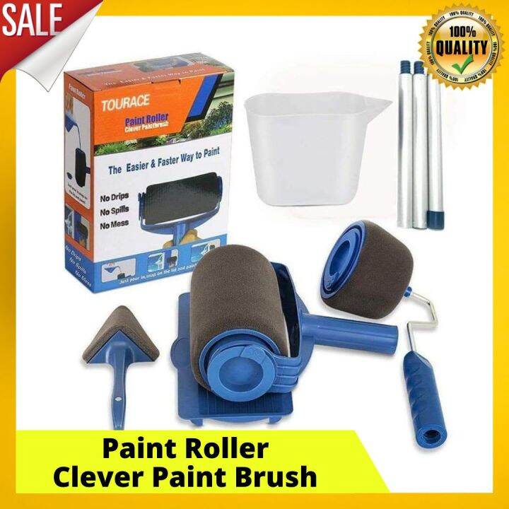 Paint Roller Clever Paint Brush Set 6 pcs Set Lazada PH