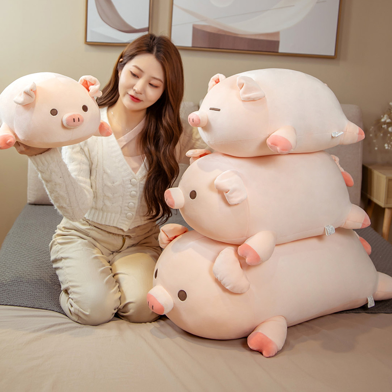 Pig Doll Cut Plush Toys Pig Ragdoll Birthday Gift Super Soft Bed Female Doll Sleeping Pillow