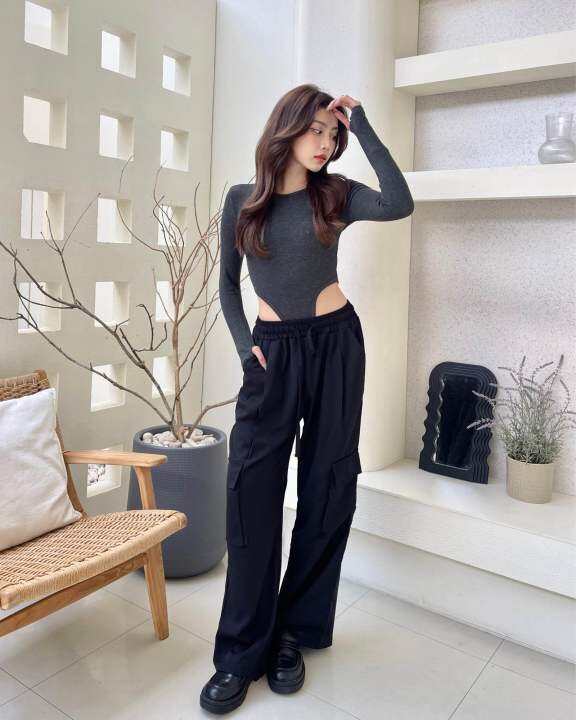 clara-cargo-pant-lc268-กางเกงคาร์โก้