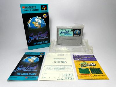 ตลับแท้ Super Famicom (japan)(SFC)  Sim Earth