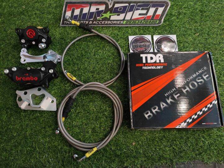 brembo caliper set with TDR brake hose non (ABS) for nmax v1 v2 Lazada PH