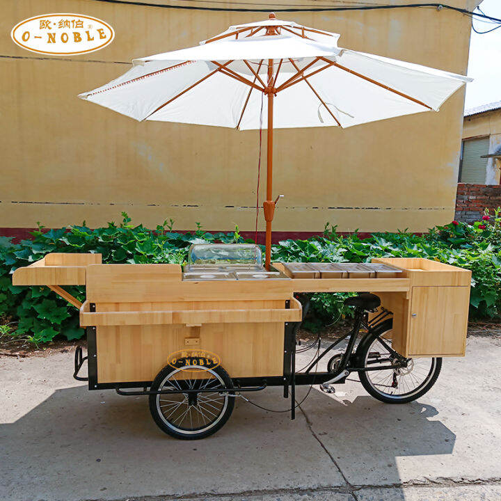 Celebrity Stall Tricycle Function Customization Solid Wood