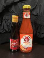 (พร้อมส่ง) แพ็คคู่ ซอสพริก ABCคู่กับซีอิ๊วหวานอินโดABC (Chili Sauce Sambal Asli ขนาด395g with ABC Kecap Manis ขนาด135ml (มีสินค้าในคลังไทย)