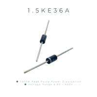 1.5KE36A ไดโอด Diode ตัวป้องกันแรงดันไฟฟ้าชั่วขณะ 1500 วัตต์ 6.8V ถึง 550 โวลต์ (2Pcs)