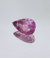 仅经过认证的天然蓝宝石加热 GCI Certificate Purple sapphire 0.49 ct  #violetpearsapphire #teardropsapphire #พลอยหยดน้ำ #แซฟไฟร์สีม่วง #พลอยแซฟไฟร์