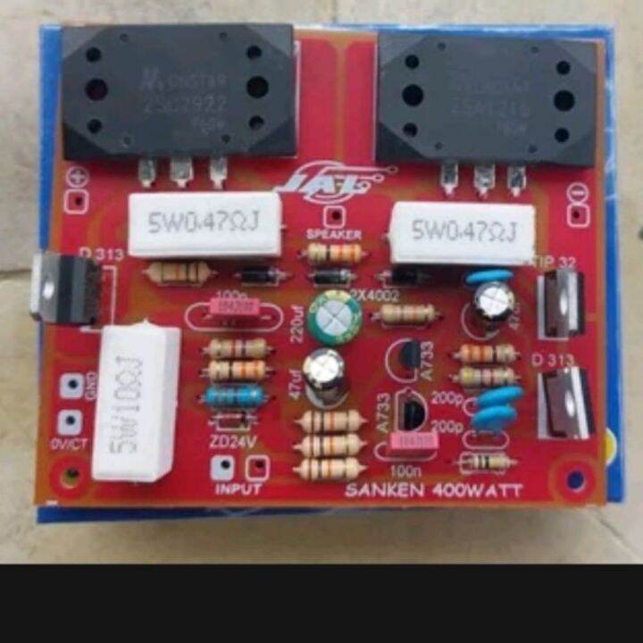 kit Rangkaian modul power amplifier mono Sanken dahsyat 400watt power