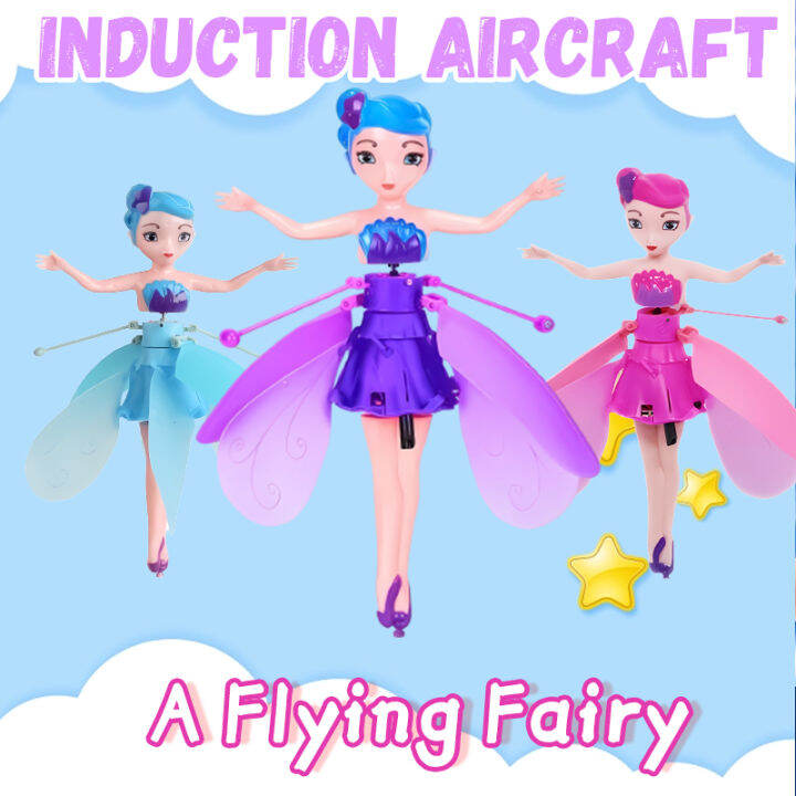 Kids Flying Toy Frozen Princess Fairy Magical induction Infrared Flying