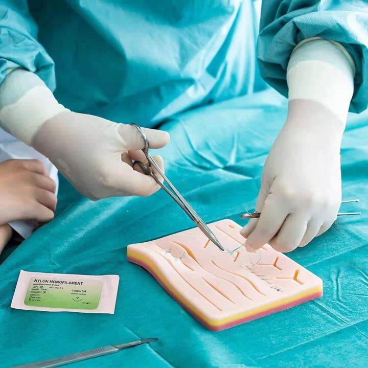 6PCS Suture Practice Kit Suture Pad Suturing Kit Set Minor Surgical Set Surgery Practice Kit