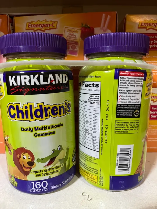 KIRKLAND CHILDRENS COMPLETE MULTIVITAMIN GUMMIES Lazada PH