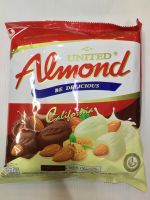 ?united Almond ช็อคโกแลตผสมอัลมอนด์ &amp;นม ขนาด247.5กรัม บรรจุ46เม็ด