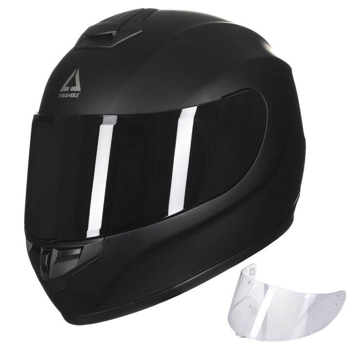 Full Face Helmet Clear Visor And Dark Visor DOT Approved Motorcycle