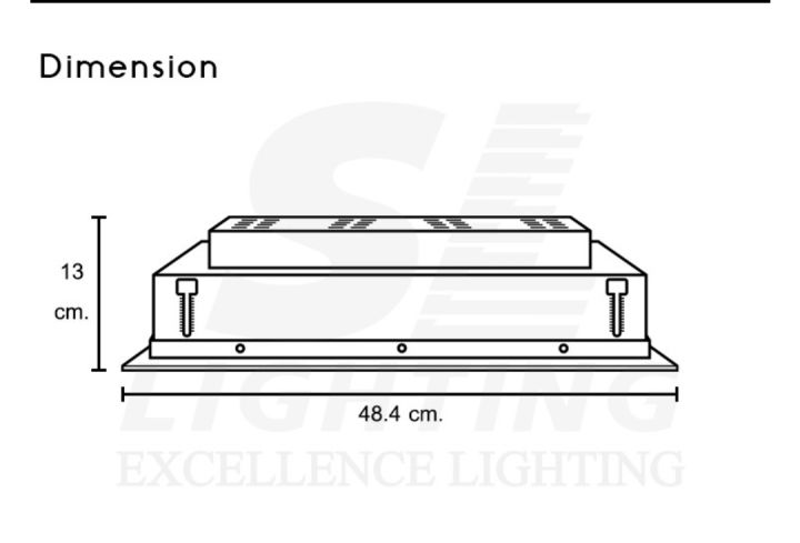 sl-6-w-563-ar111โคมไฟดาวน์ไลท์แบบฝังฝ้า-ทรงสี่เหลี่ยม-3-ช่อง-รุ่น-sl-6-w-563-ar111