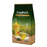 ลองบีชชาเขียวอัสสัมชนิดใบสไตล์ไต้หวัน ขนาด 500 กรัม.  LongBeach Assam Green Tea