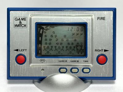 Fire Game & Watch (nintendo) (silver)[RC-04]  เกมกด โดดตึก ไฟไหม้