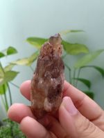 Smoky quartz | สโมคกี้ ควอตซ์ ผลึก สีน้ำตาล ใส #1 หินธรรมชาติ น้ำหนัก 42 กรัม