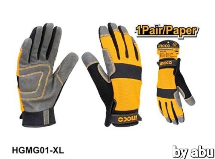 ingco-ถุงมือช่าง-ถุงมือ-อเนกประสงค์-ไมโครไฟเบอร์-size-xl-รุ่น-hgmg01-mechanic-gloves