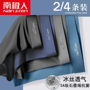 Nanjiren Men's Underwear Men's Boxers Ice Silk Mesh Sexy Graphene