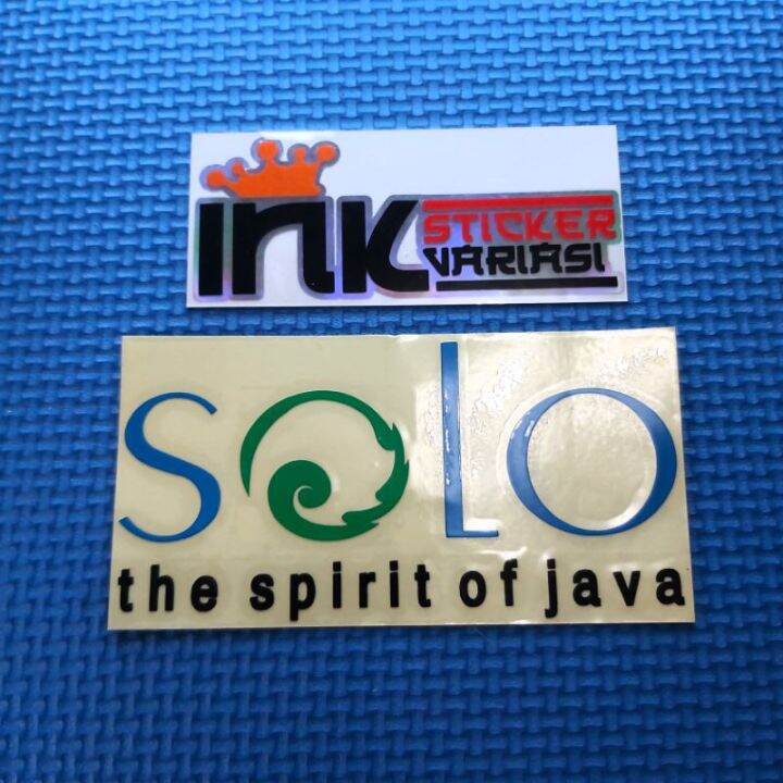 sticker SOLO the spirit of java cutting | Lazada Indonesia