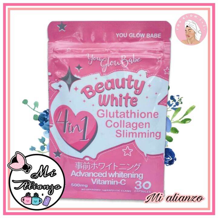 Beauty White Glutathione Capsules You Glow Babe Lazada Ph