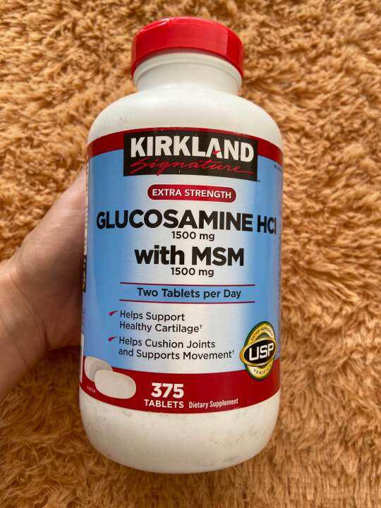 Kirkland Glucosamine HCI with MSM 375 Tablets Lazada PH