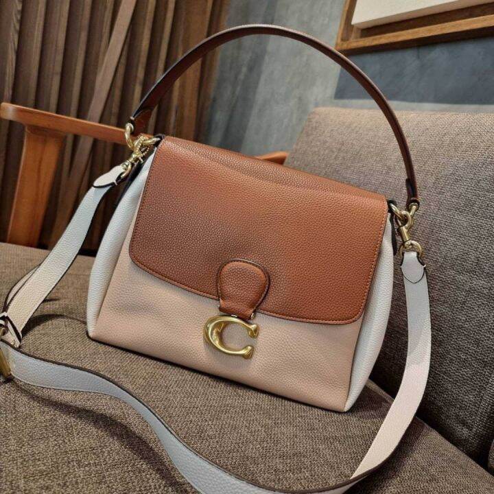 COACH 4613 MAY SHOULDER BAG IN COLORBLOCK Lazada.co.th