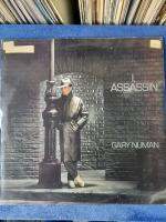 LPBOX16 , GARY NUMAN , I,ASSASSIN , แผ่นต้นฉบับเดิม แผ่นเสียง vinyl Lp 33rpm 12"สภาพกำลังฟังได้ดีได้รับการตรวจสอบ