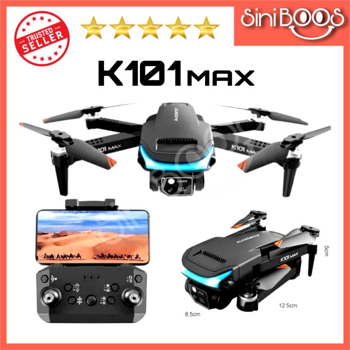 K101 Max Drone with Obstacle Avoidance 4K Wifi FPV Camera
