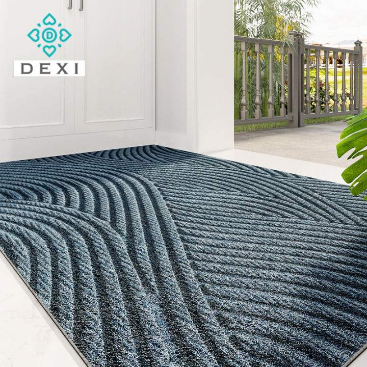 DEXI Door Mat Indoor Doormat Rug Inside Entryway Rugs Non-Slip Low